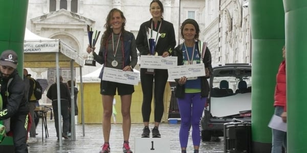 Il podio femminile di maratona