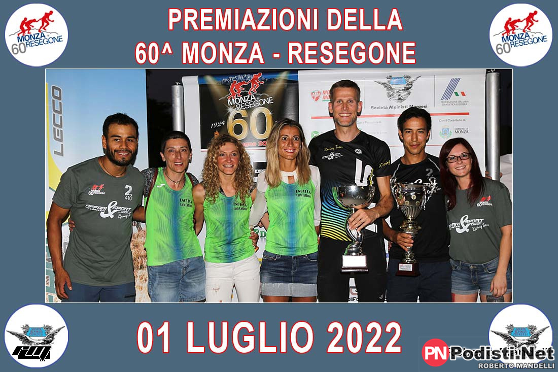 01.07.2022 Monza (MB) - Premiazioni della 60^ MONZA - RESEGONE