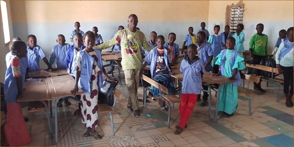Una classe in Senegal