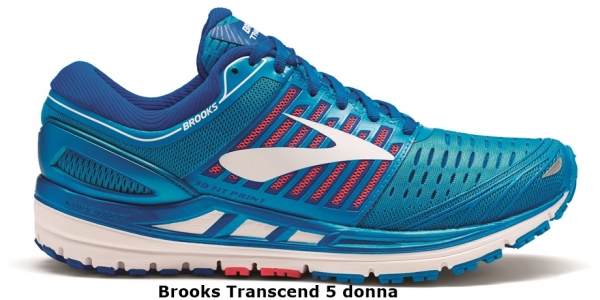 Recensione scarpe: Brooks Transcend 5