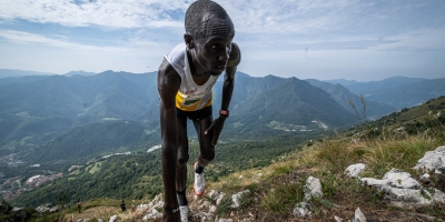 Il vincitore in azione