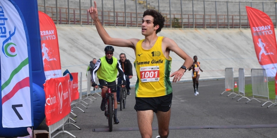 Pietro vittorio alla 10 k, Varese City Run, 2021