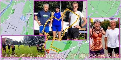 Modena (Torrazzo) - 2° Nurses Run. Con postilla