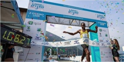 Momanyi Vincent e Sara Bottarelli firmano la 1^ Lago d’Iseo Half Marathon