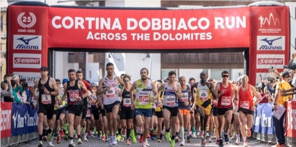 Partenza 25 Cortina Dobbiaco