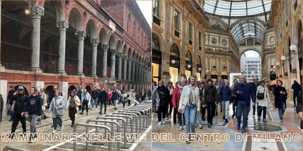 L’università del walking cammina per il centro di Milano