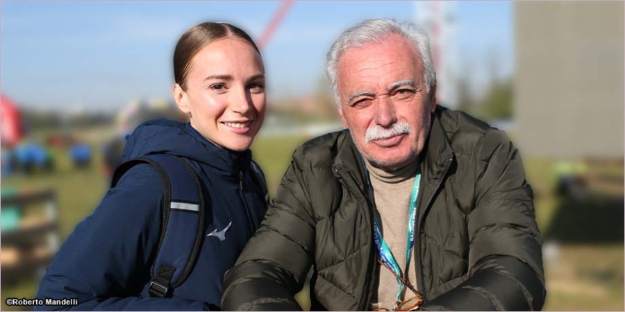 Coach Magnani con Federica Del buono 