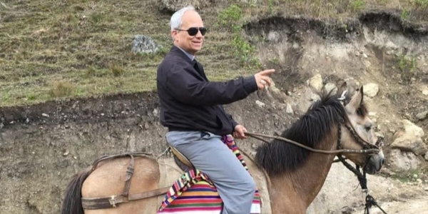 Un&#039;immagine sportiva del nuovo Papa