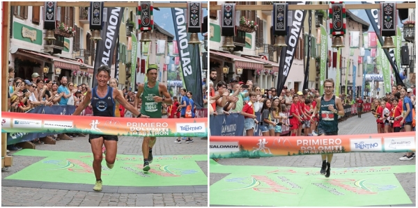 i vincitori della 42 k, Barbara Bani e Italo Cassol