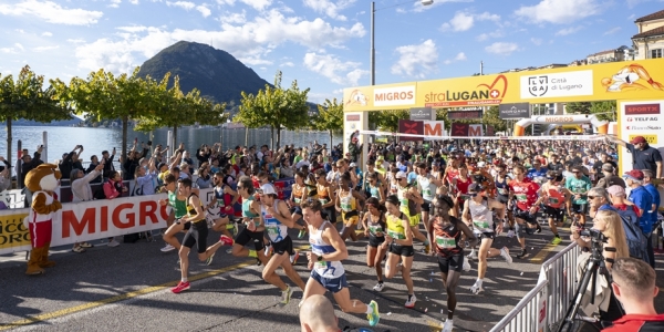 la partenza della mezza della mezza maratona