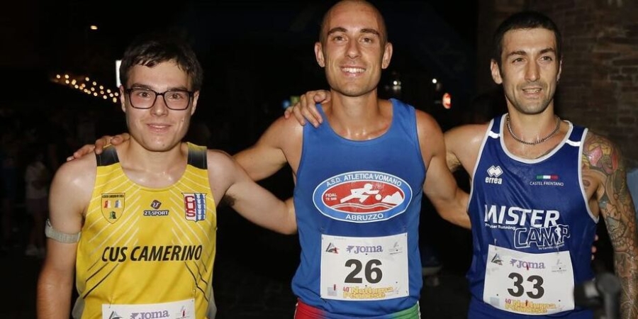 Il podio maschile