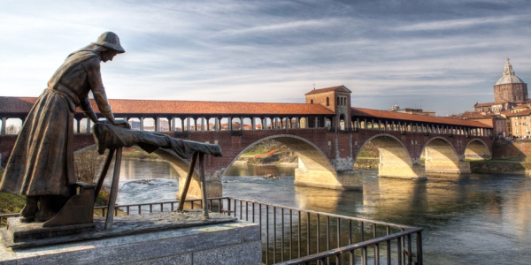 Una veduta di Pavia