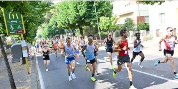 Un momento della gara