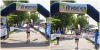 I vincitori della 21 k, Nathan Baronchelli e Federica Cozzi