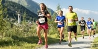 Cristina Cavalli sul percorso della Engadiner Sommerlauf  