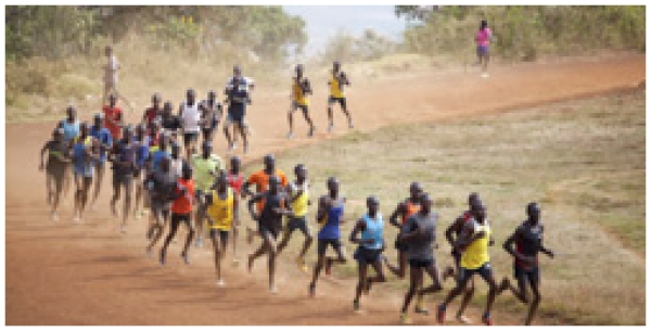 Keniani in corsa