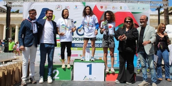 Il podio assoluto femminile