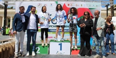 Il podio assoluto femminile