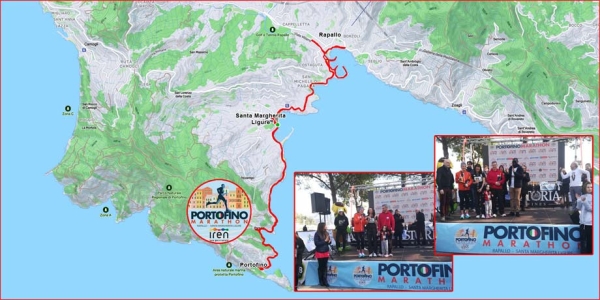 La 1^ Portofino Marathon a Gueydon e Ilaria Bergaglio