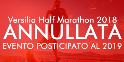Annullata la &quot;Versilia Half Marathon&quot; in programma sabato 15 settembre