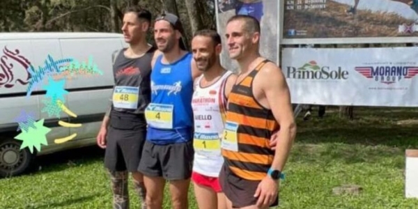 Il podio uomini 21km