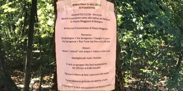 Rivoluzione: Maratona Autogestita il 1/11 a Bologna