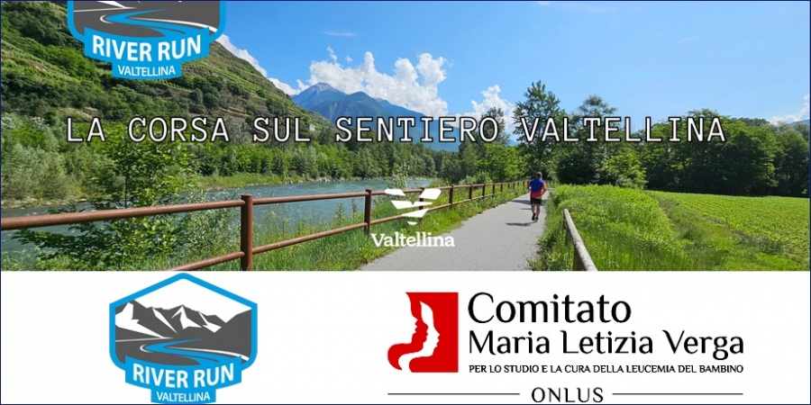 Il 24 settembre a Sondrio la “River Run Valtellina” per una buona causa