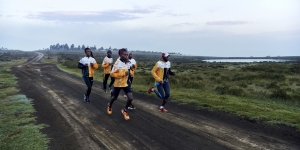 atleti Run2Gether in allenamento sugli altopiani (foto ante coronavirus)