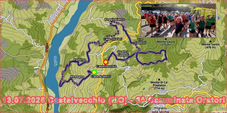 13.07.2025 Castelvecchio (MO) – 6^ Camminata Oratori