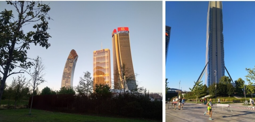 Il rinnovato skyline del Milano City Life a cornice di una gara agonistica (Foto: R. Lollini)