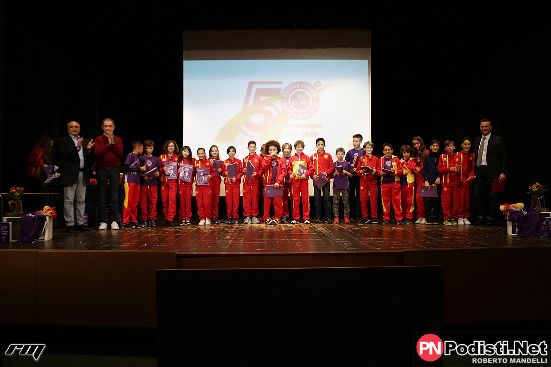 23.11.2019 Bovisio Masciago (MB) –  Festa  per il 50° della PBM Atletica