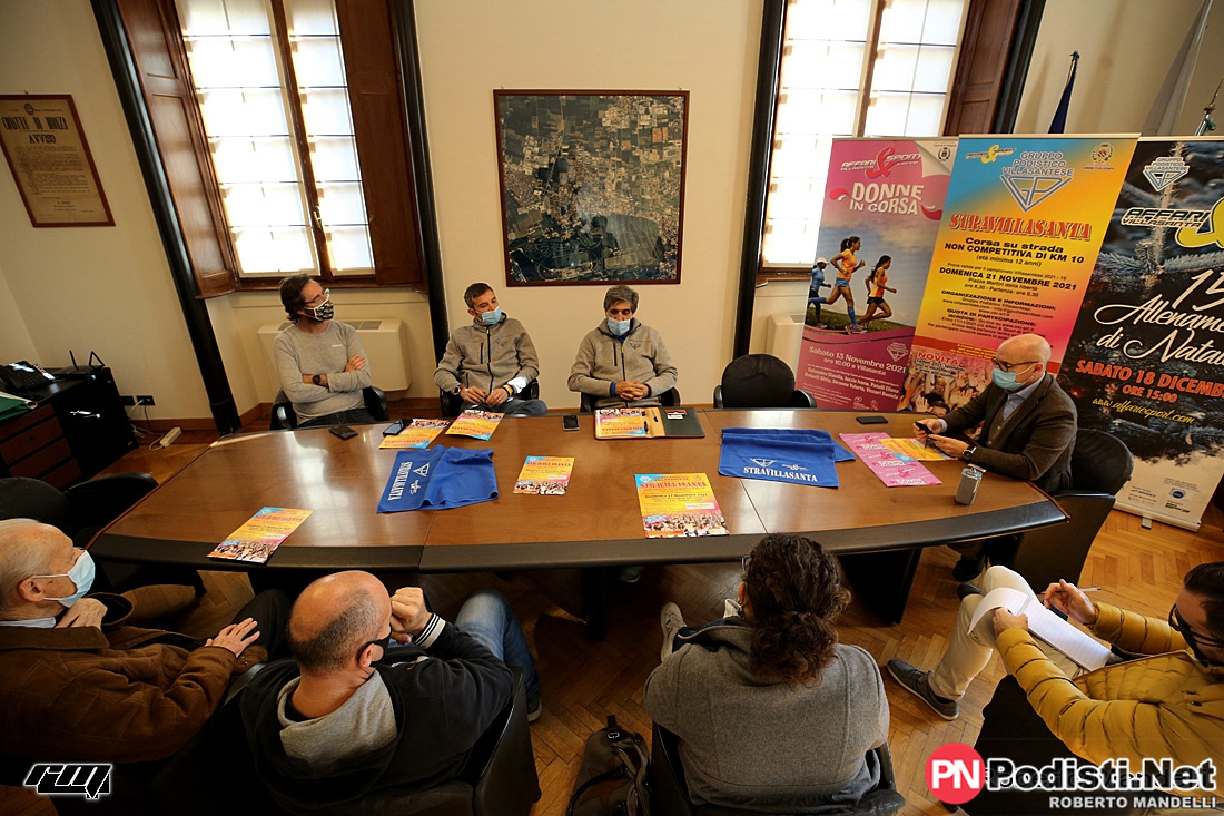 04.11.2021 Villasanta -Comune Sala Consiliare- (MB) – StraVillasanta – Conferenza stampa di presentazione