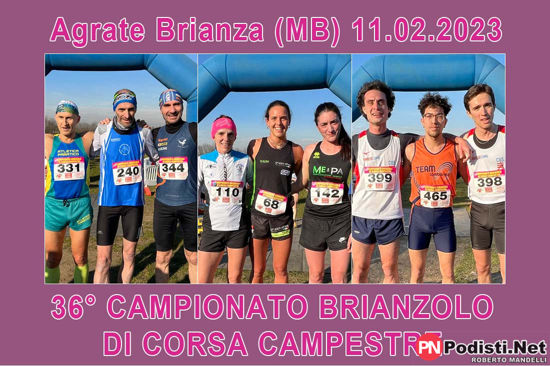 11.02.2023 Agrate Brianza (MB) – 2^ Tappa del 36° Campionato Brianzolo di Corsa Campestre