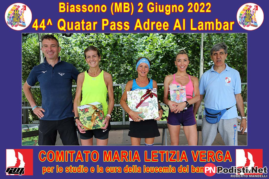 02.06.2022 Biassono (MB) – 44^ Quatar Pass Adree Al Lambar