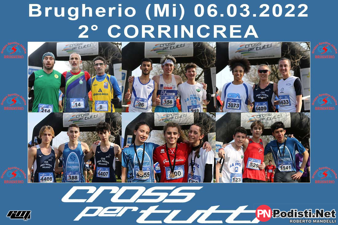 06.03.2022 Brugherio (MB) 6^ Prova Circuito Cross per Tutti FIDAL Milano