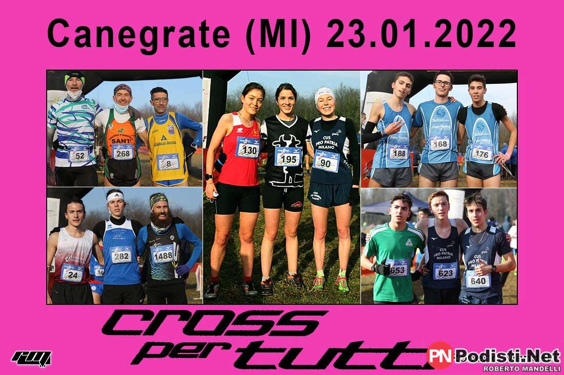23.01.2022 Canegrate (MI) – 1^ Prova Circuito Cross per Tutti FIDAL Milano