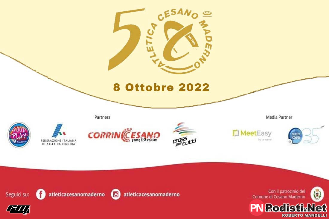 08.10.2022 Cesano Maderno -Palazzo Borromeo- (MB) – 50° Anniversario Atletica Cesano Maderno