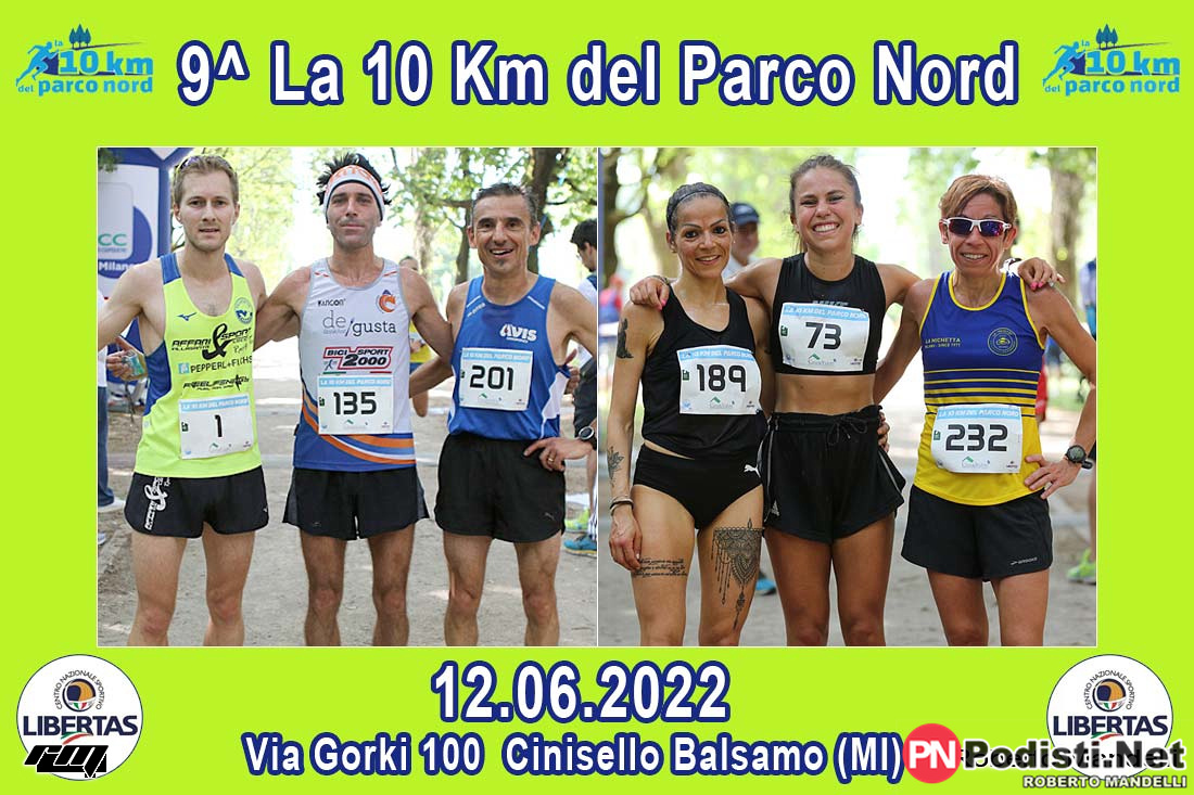 12.06.2022 Cinisello Balsamo (MI) – 9^ ed. La 10 Km. del Parco Nord