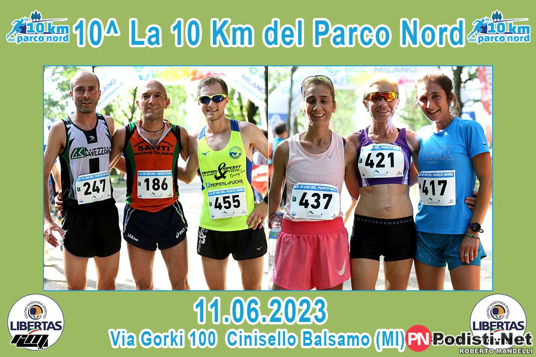 11.06.2023 Cinisello Balsamo (MI) – 10^ ed. La 10 Km. del Parco Nord