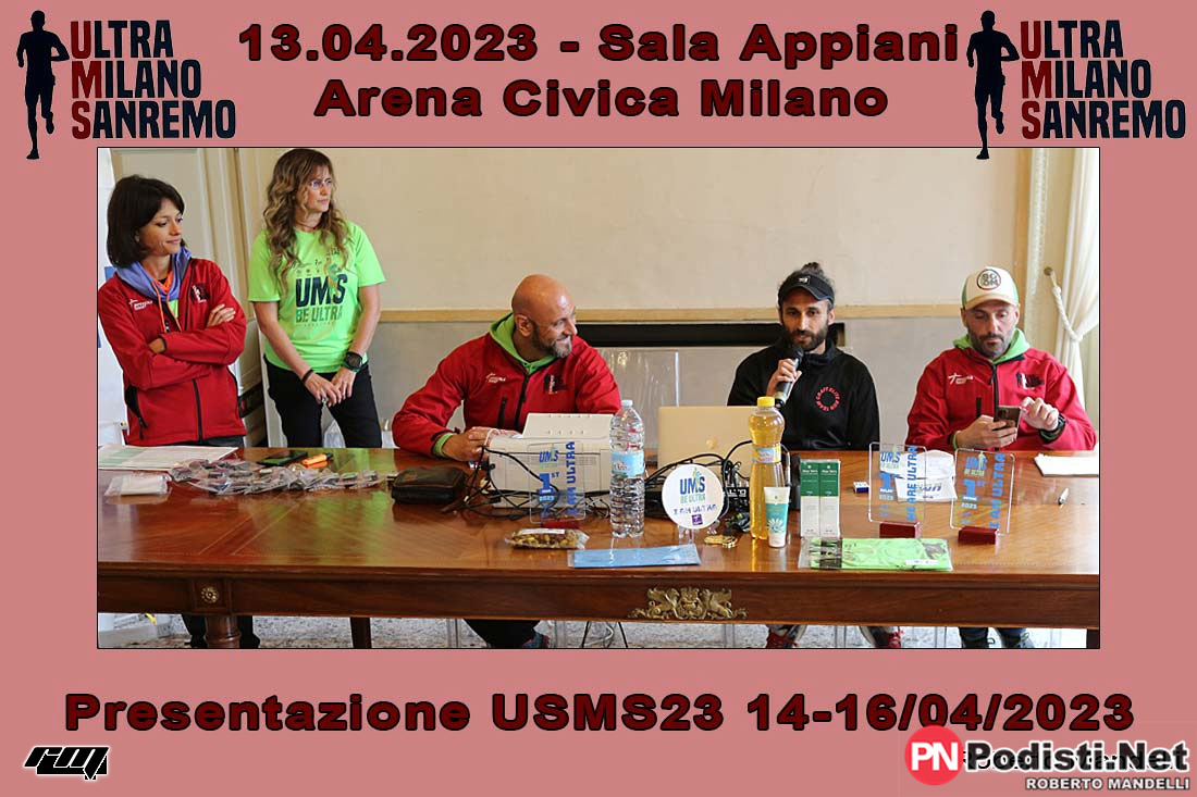 13.04.2023 -Arena- Milano – Presentazione Milano/San Remo – USMS23 14-16/04/2023