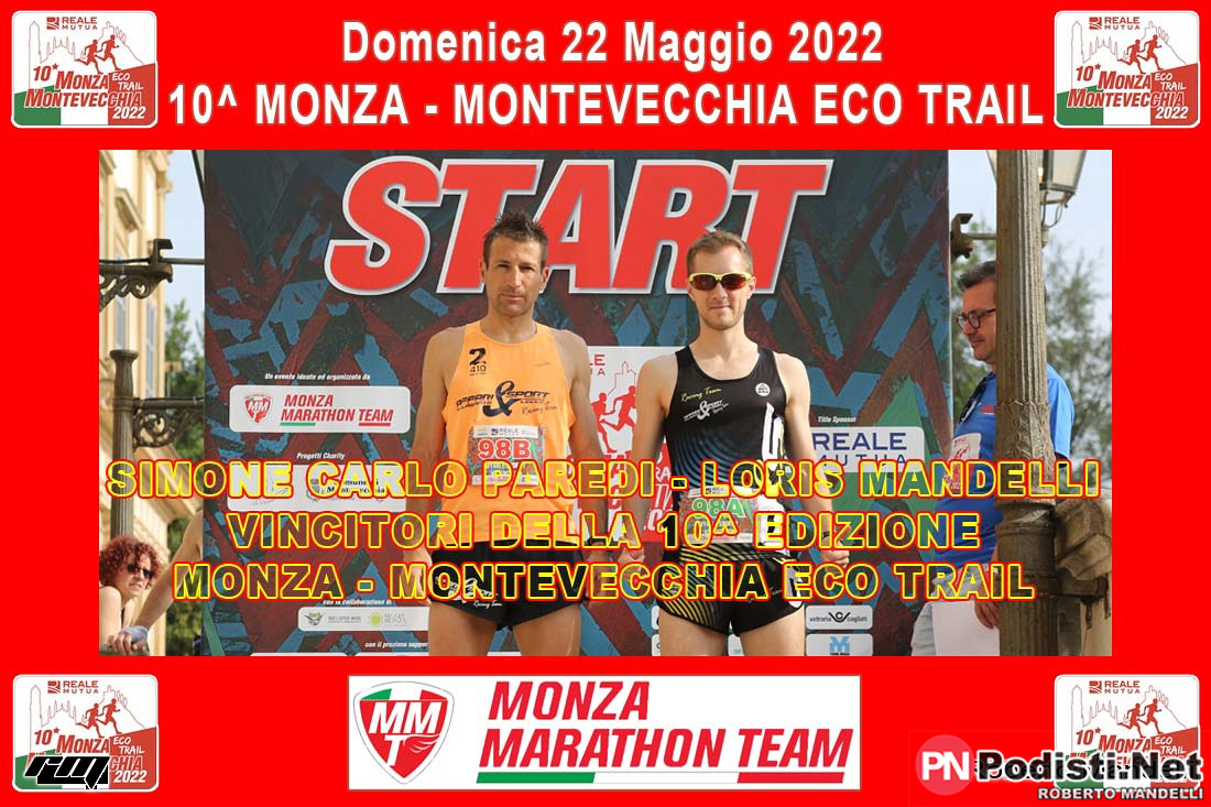 22.05.2022 Monza (MB) – 10^ Monza/Montevecchia Eco Trail