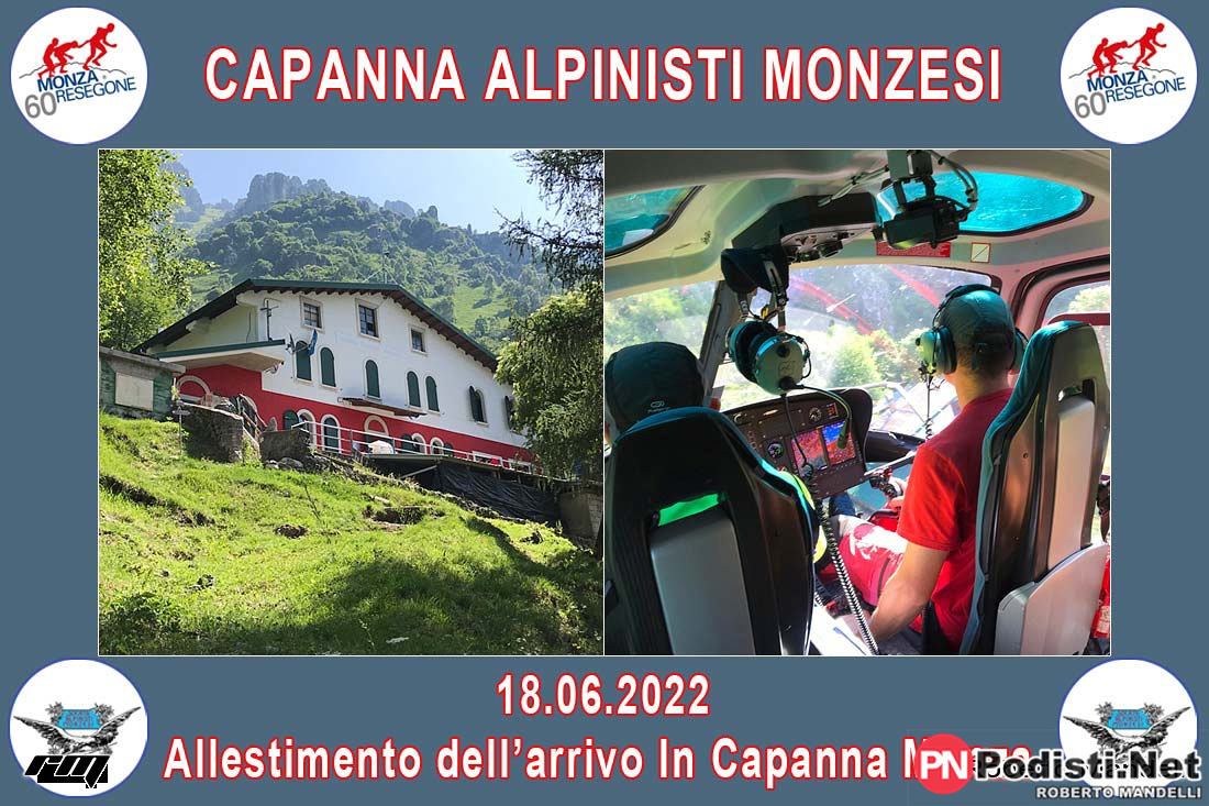 18.06.2022 Erve/Capanna Monza (LC) – MONZA – RESEGONE – Allestimento dell’arrivo in Capanna Monza