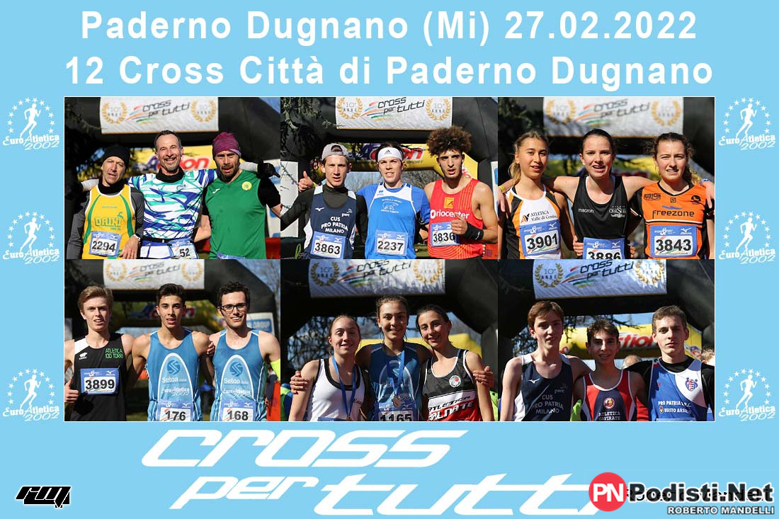 27.02.2022 Paderno Dugnano (MI) 5^ Prova Circuito Cross per Tutti FIDAL Milano