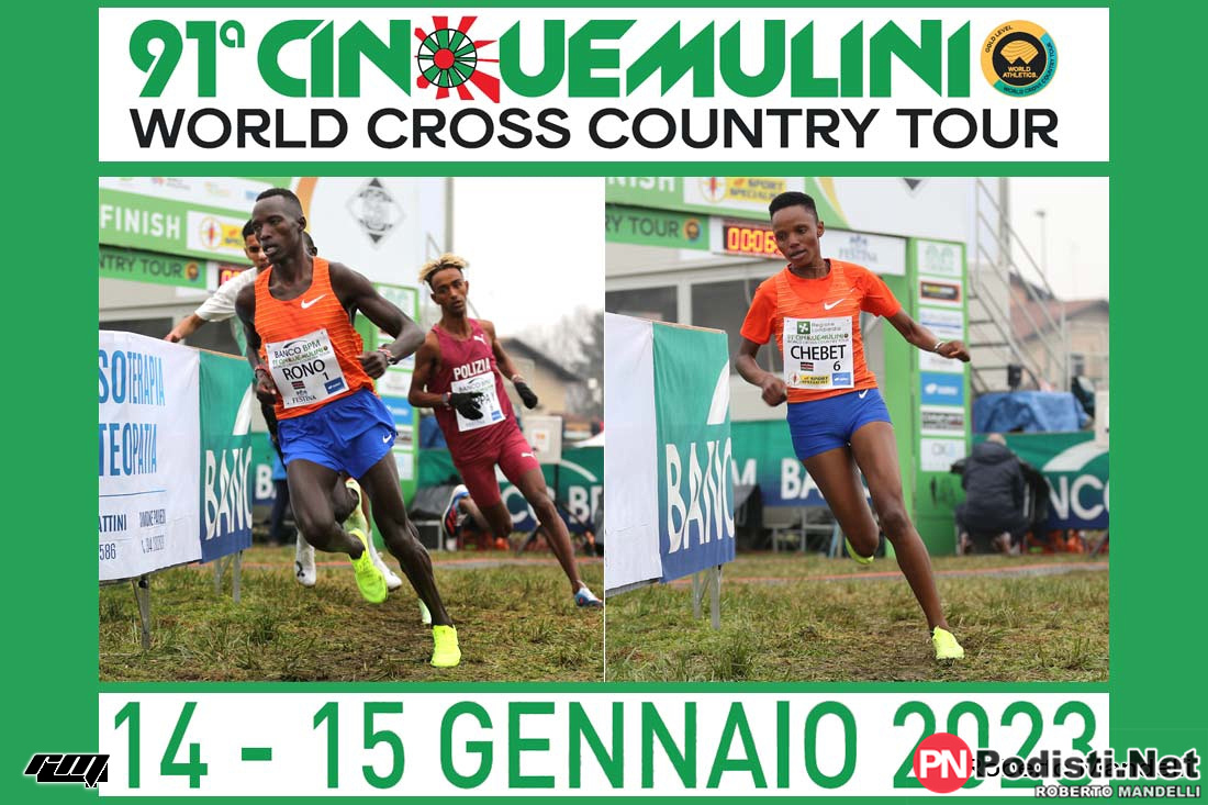 15.01.2023 San Vittore Olona -(MI) – 91^  CinqueMulini World Cross Country Tour