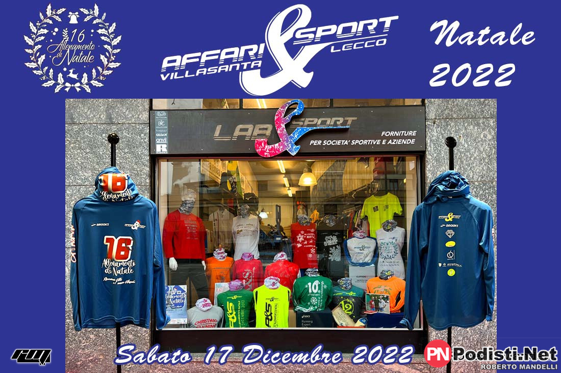 17.12.2022 Villasanta (MB) – 16° Allenamento di Natale Affari & Sport