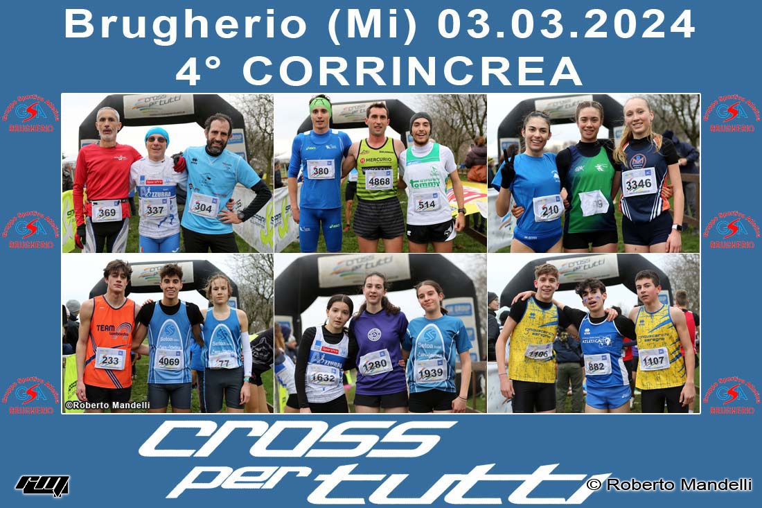 03.03.2024 Brugherio (MI) – 6^ Prova Circuito Cross per Tutti FIDAL Milano 2024
