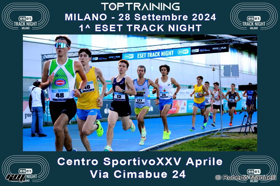 28.09.2024 Campo XXV Aprile Milano – 1^ Eset Track Night
