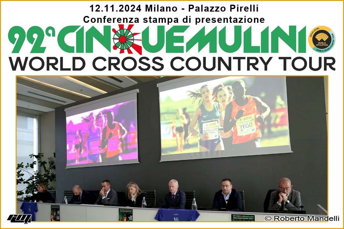 12.11.2024 Milano – Palazzo Pirelli – 92^ Cinquemulini – Conferenza stampa di presentazione
