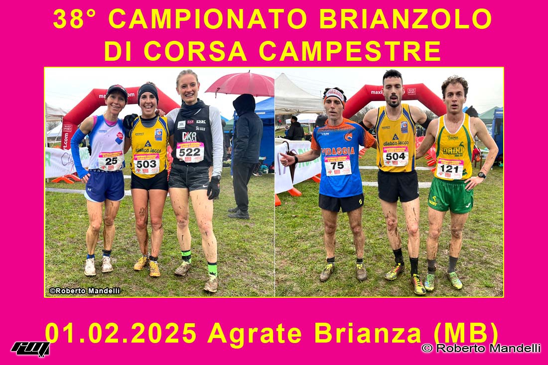 01.02.2025 Agrate Brianza (MB) – 3^ prova Campionato Brianzolo di Corsa Campestre