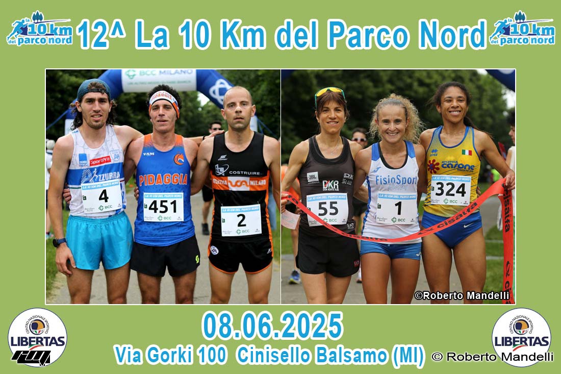 08.06.2025 Cinisello-B. (MI) – La 10Km del Parco Nord